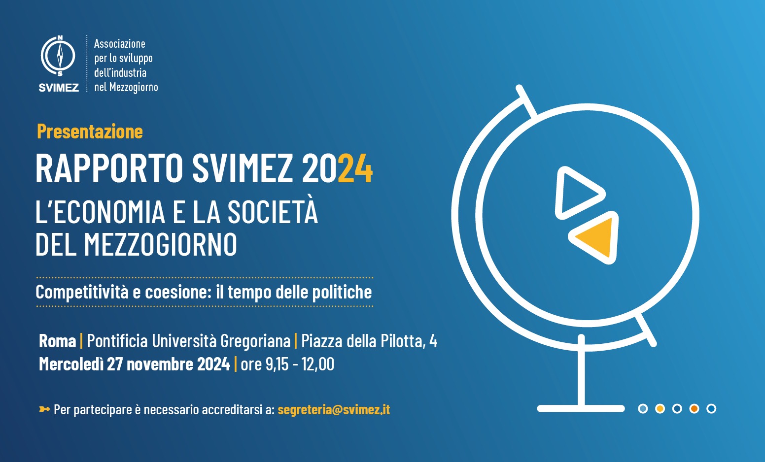 Presentazione del Rapporto Svimez 2024 - L'economia e la società del Mezzogiorno